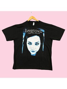 Evanescence Fallen Album Cover Gothic Rock Band Tee XL